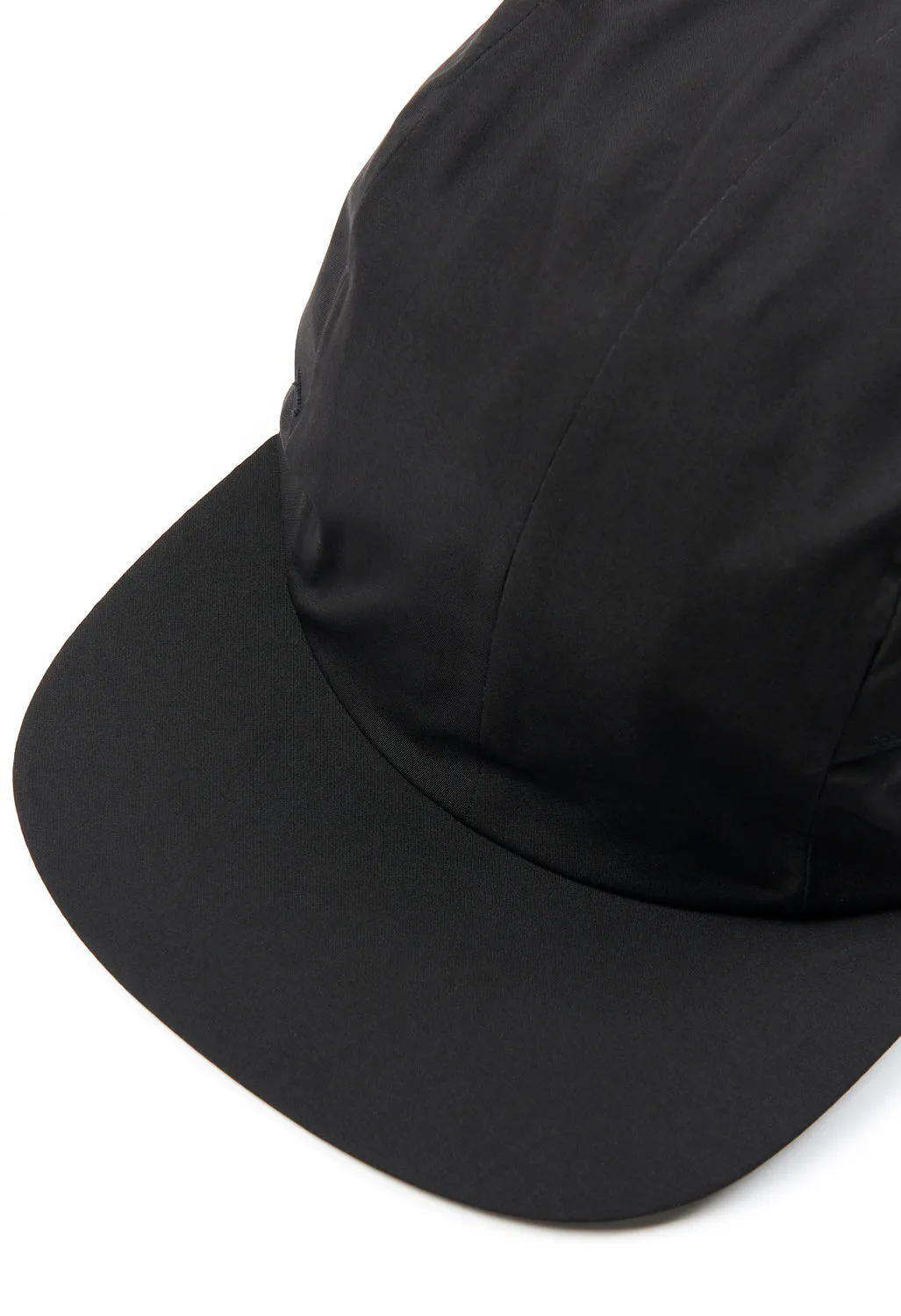 3 Layer 4-Panel Cap - Black