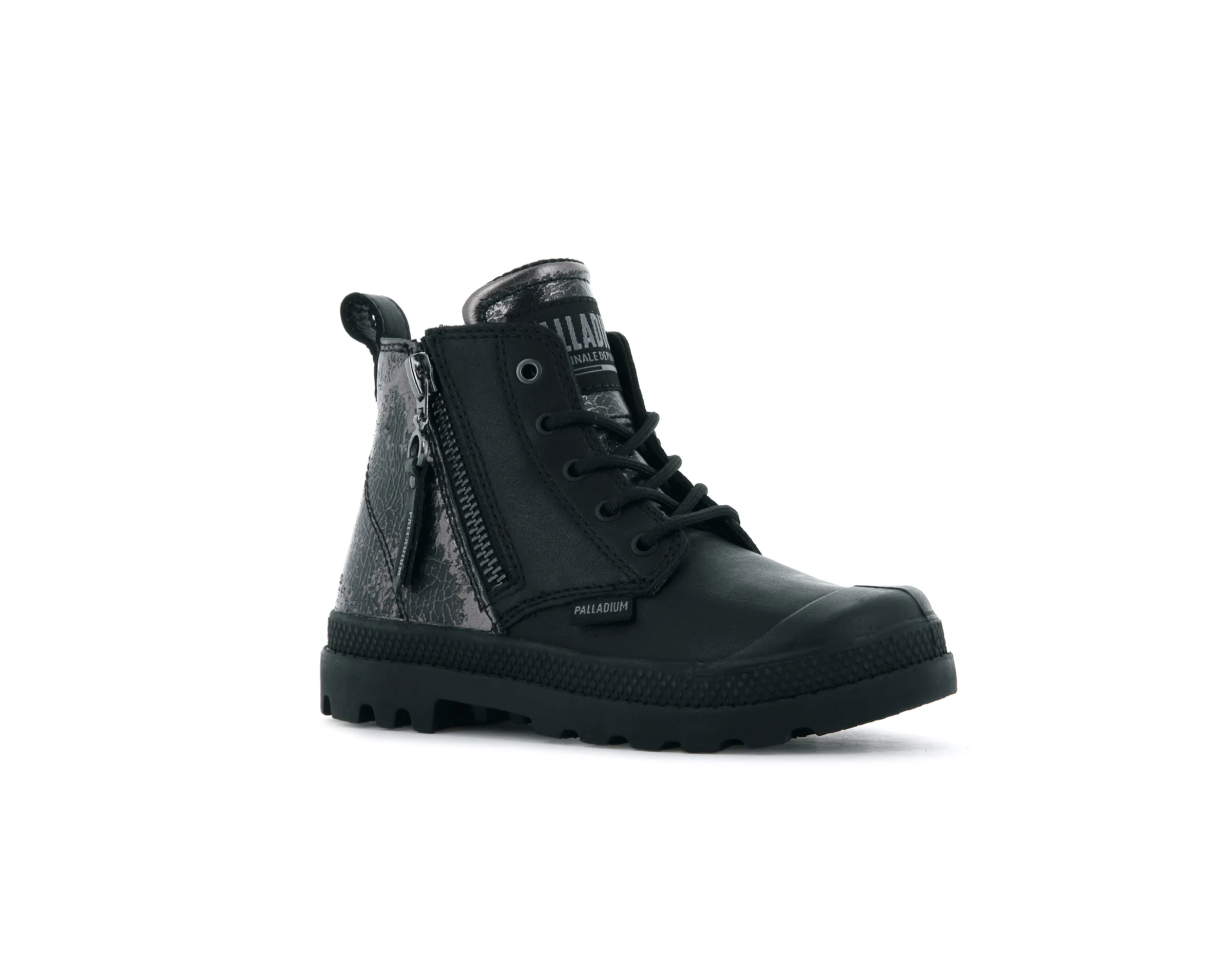 56919-008-M | PAMPA HI ZIP ROCK | BLACK/METAL