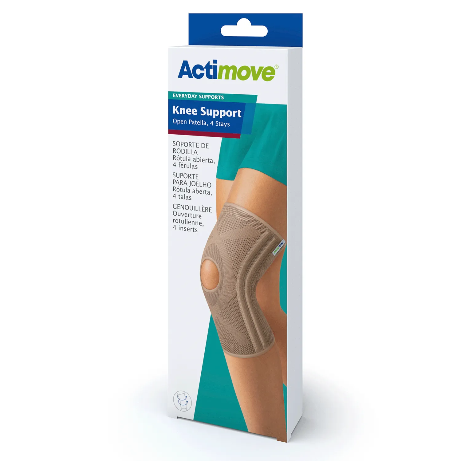 Actimove Knee Support Open Patella, 4 Stays