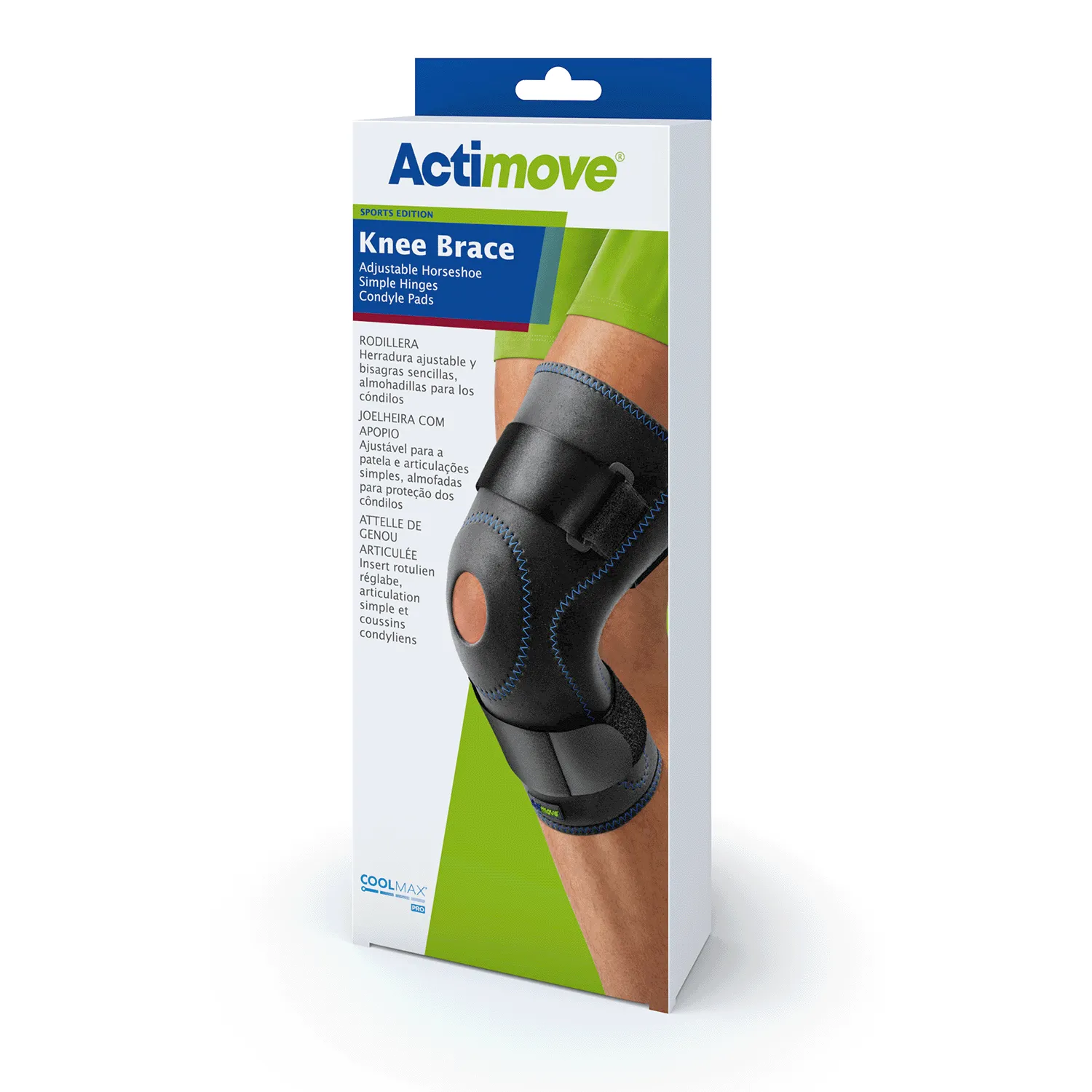 Actimove Sport Knee Stabilizer Adjustable Horseshoe & Stays