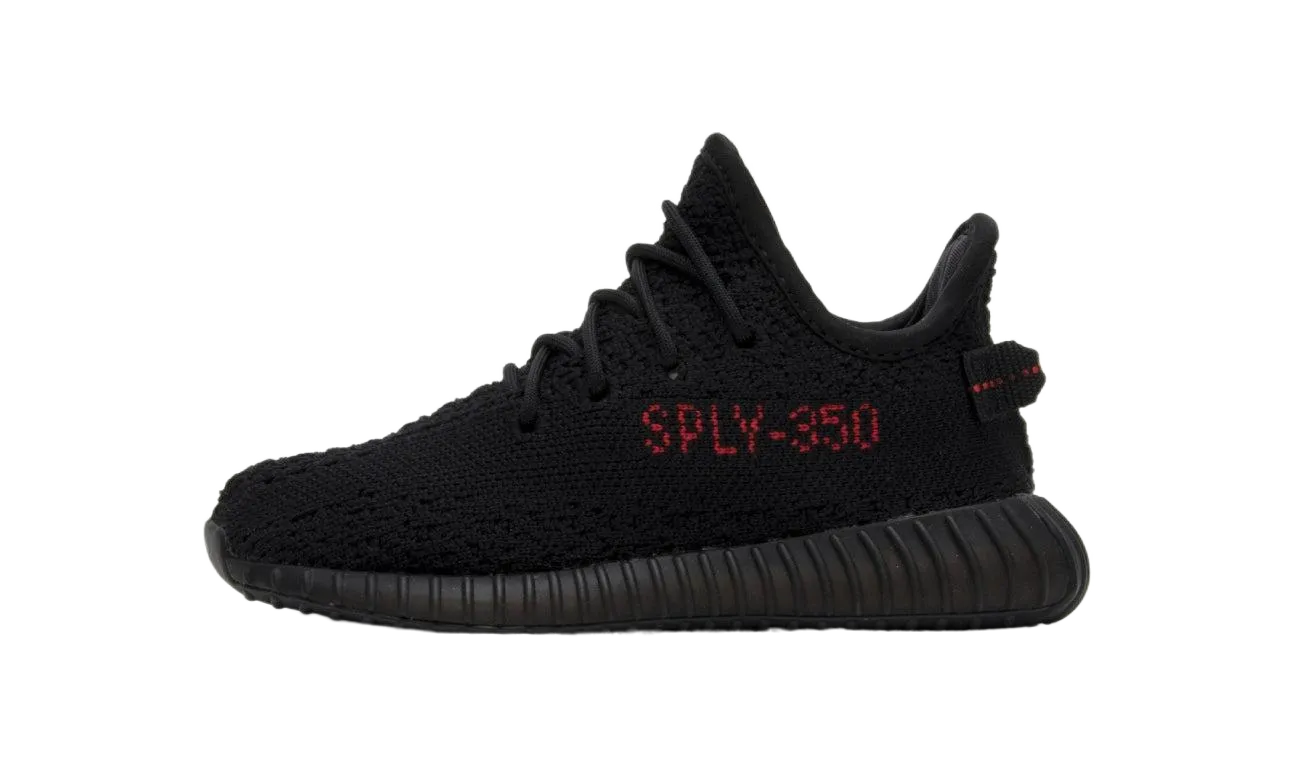 Adidas Yeezy Boost 350 V2 “Black Red” (Infant & Kids)