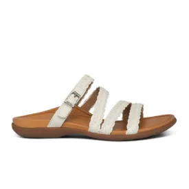 Aetrex Brielle Slide Sandal (Women) - White