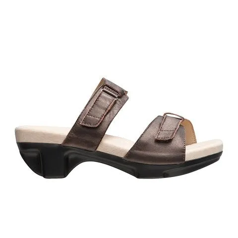 Akaishi Momiji Womens Bronze Slide Sandals - Stylish and Comfortable Footwear for Every Occasion