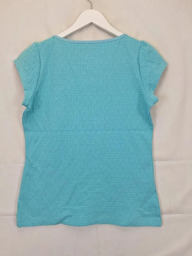 Anna Thomas Textured Pastel T-shirt Size 14