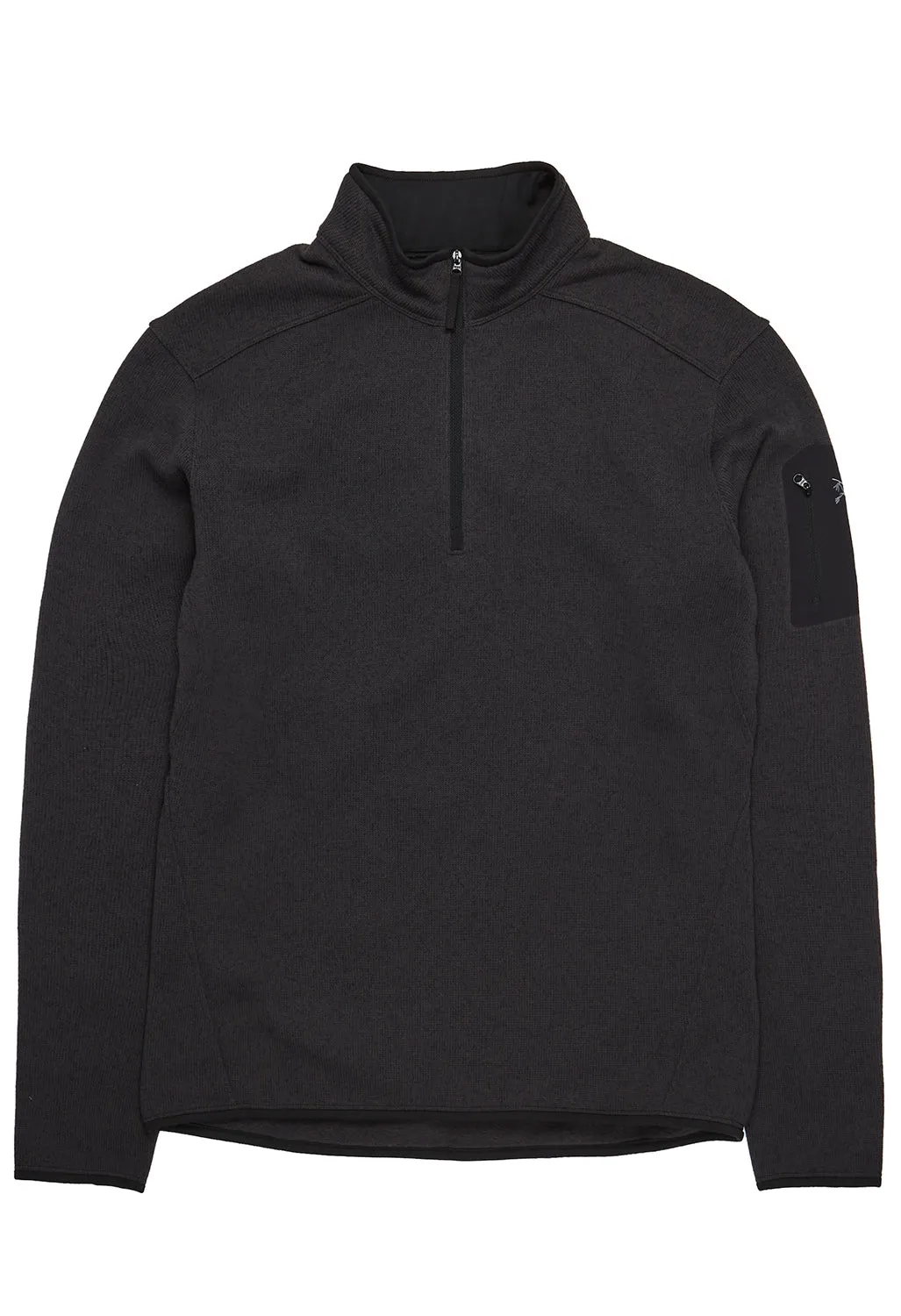 Arc'teryx Men's Covert 1/2 Zip - Black Heather