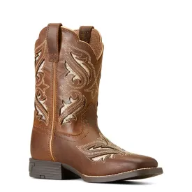 Ariat Kids Round Up Bliss Sassy Brown Western Boot 10046884