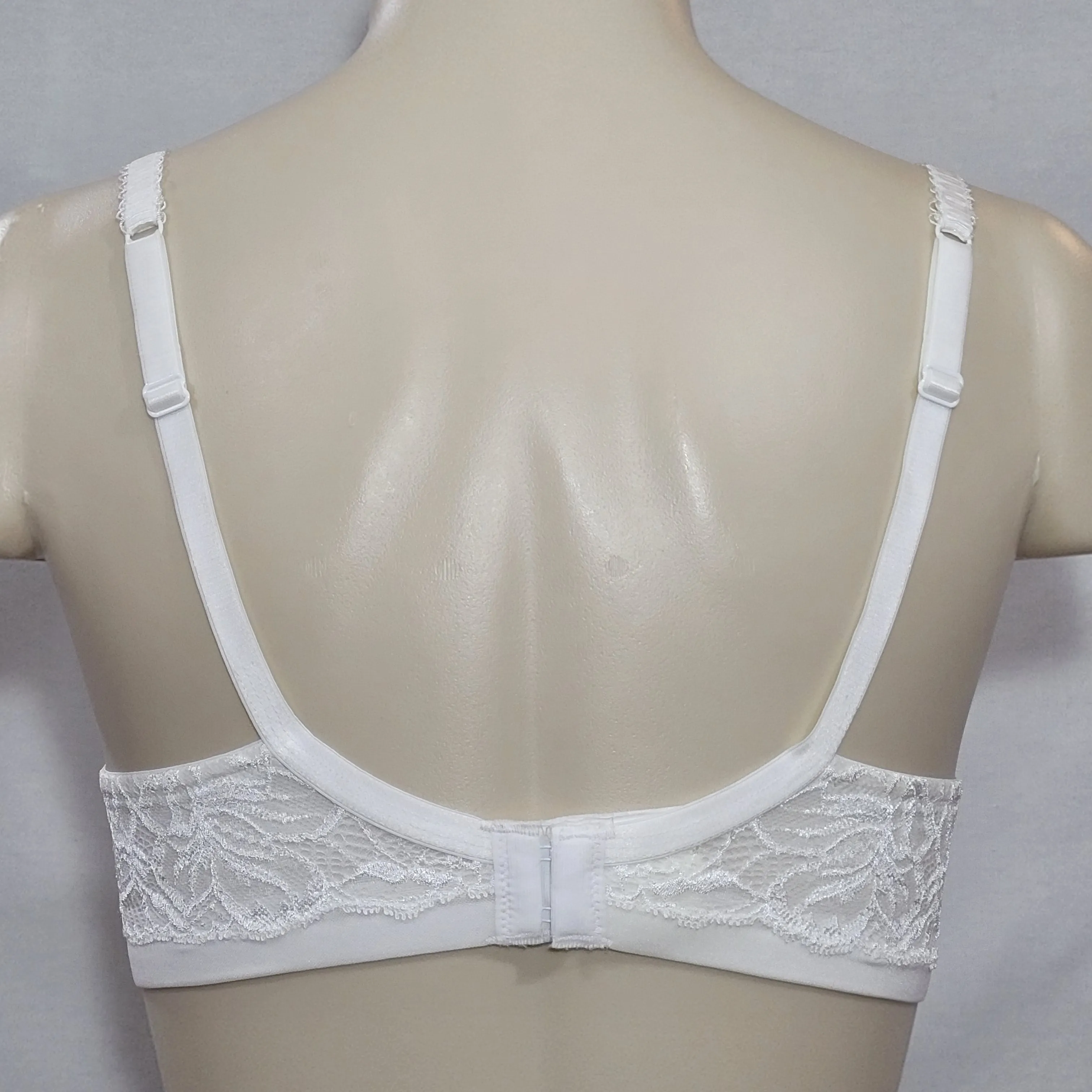 Bali 6542 Lace Desire Foam Underwire Bra 34B White NWT