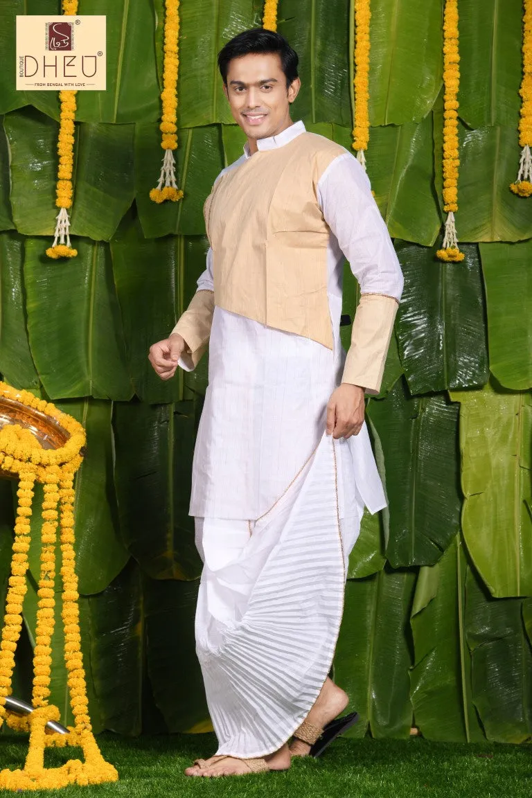 BELA SURU- Dheu Designer Dhoti(Optional)Kurta Set