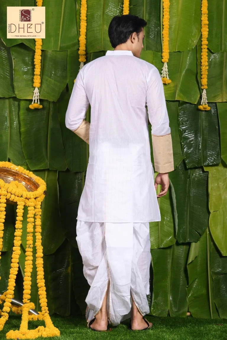 BELA SURU- Dheu Designer Dhoti(Optional)Kurta Set