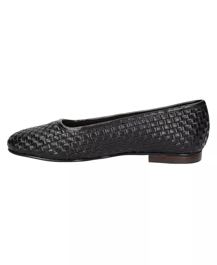 Bella Vita Women Kimiko Leather  (Black Woven) 51-2551