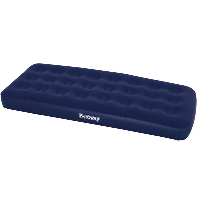 Bestway Single Velor Mattress 185X76X22Cm - Navy Blue