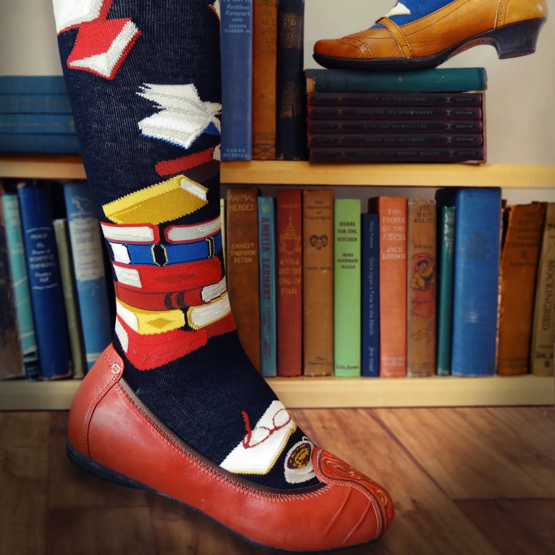 Bibliophile Knee Socks