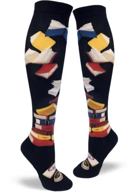 Bibliophile Knee Socks