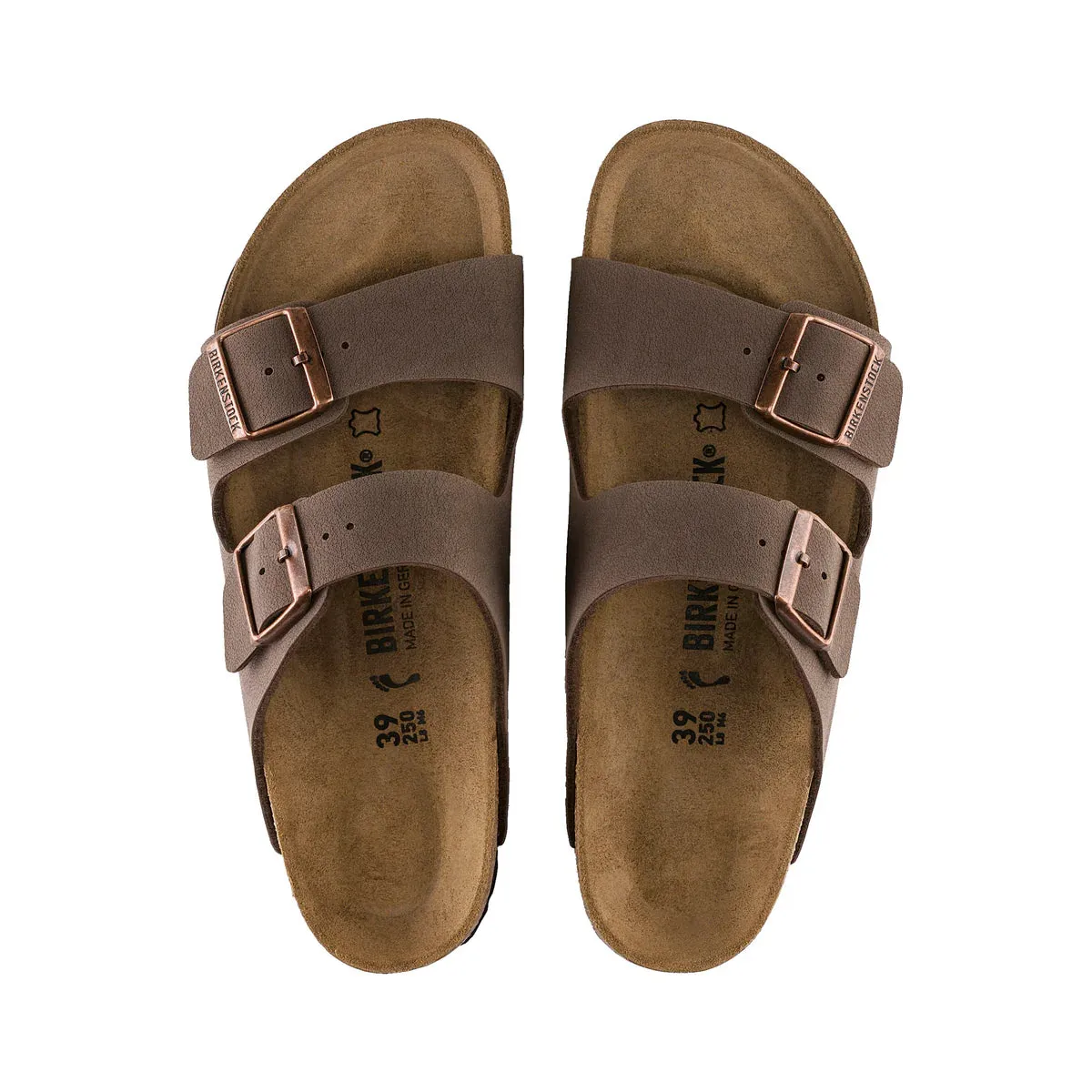 Birkenstock Adults Arizona Birki-Buc - Mocca - Regular