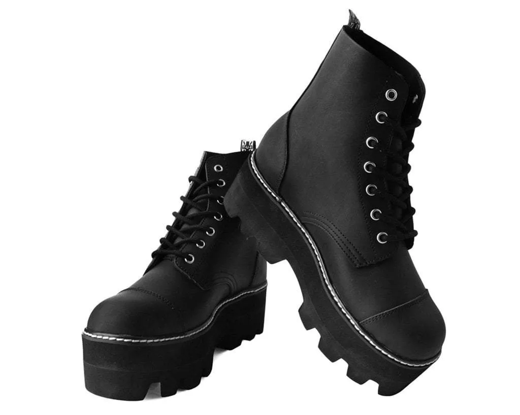 Black 7-Eye Dino Lug Sole Boot