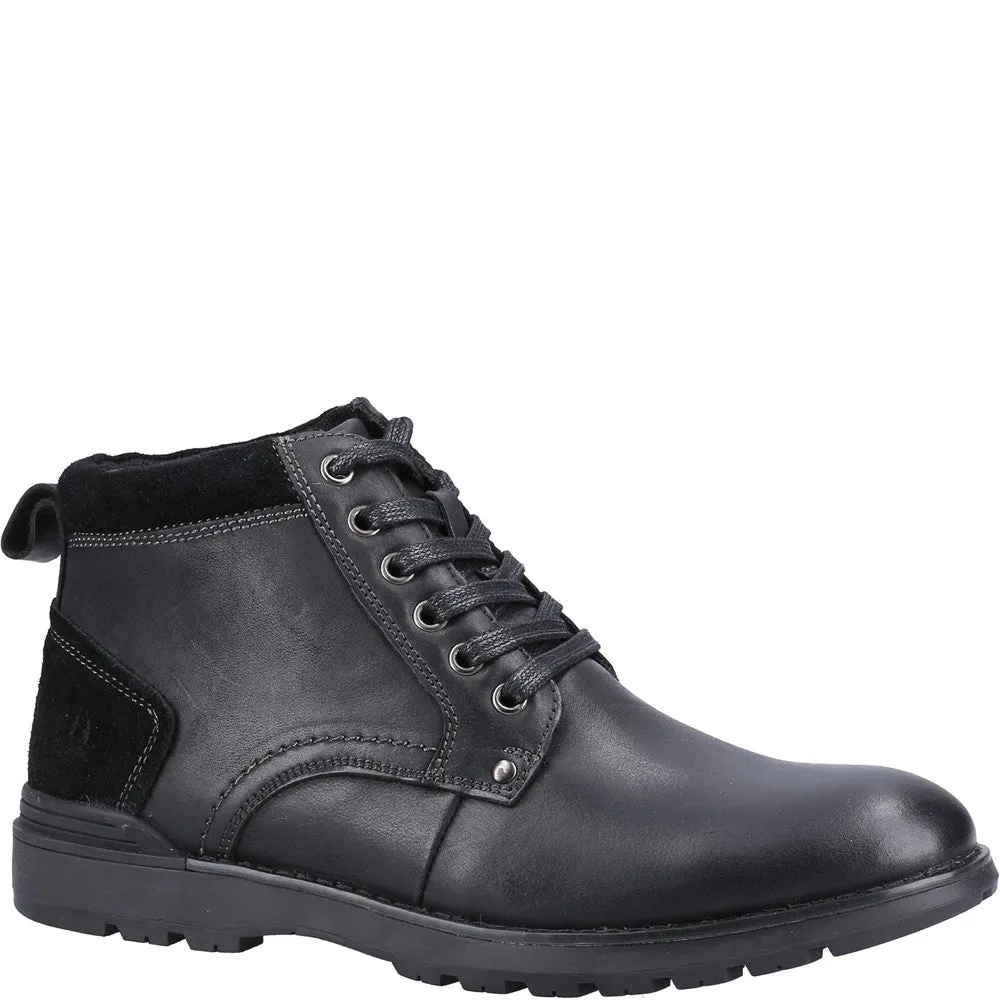 Black Dean Lace-Up Boots