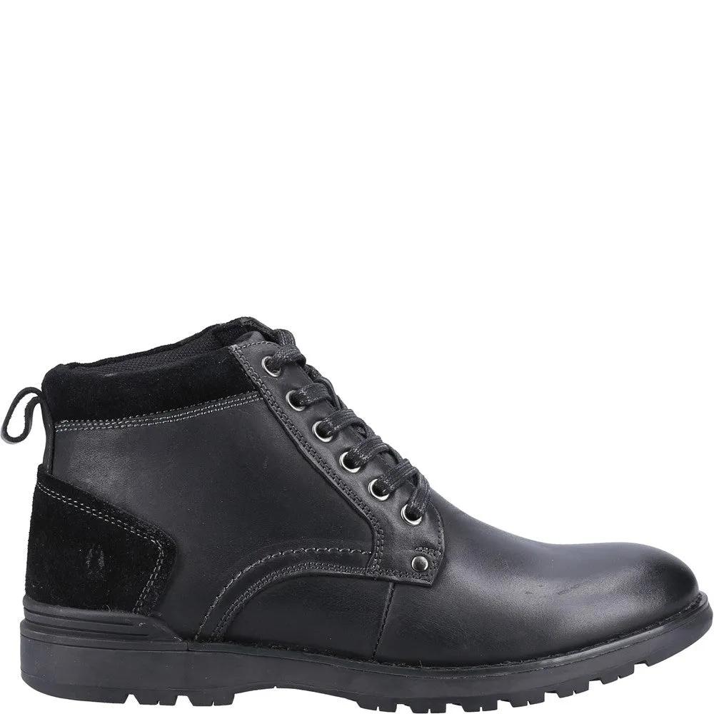 Black Dean Lace-Up Boots