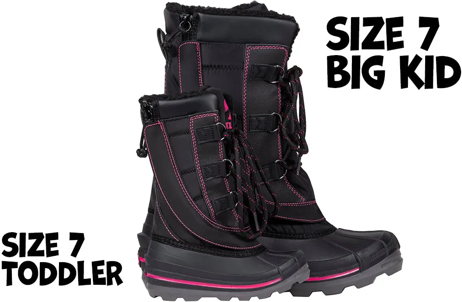 Black/Pink BILLY Ice II Winter Boots