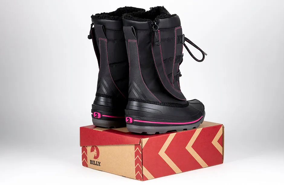 Black/Pink BILLY Ice II Winter Boots