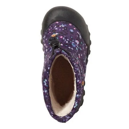 BOGS B-MOC SNOW LITTLE TEXTURES PURPLE MULTI - KIDS