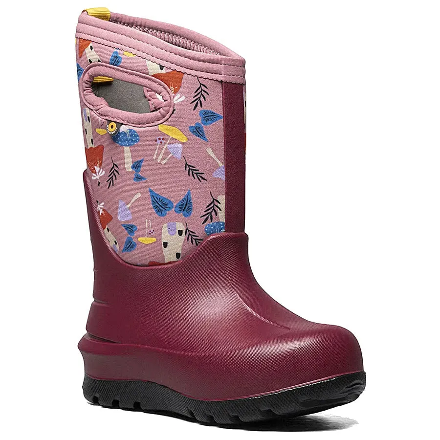 BOGS NEO-CLASSIC MUSHROOMS TEA ROSE MULTI - KIDS