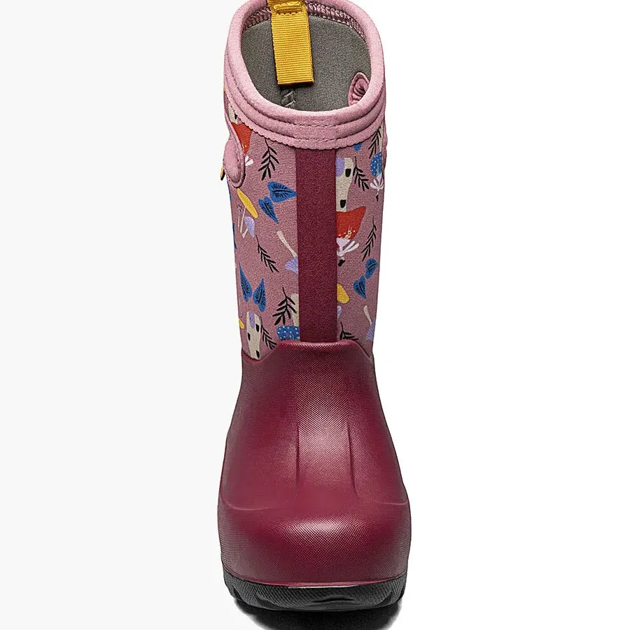 BOGS NEO-CLASSIC MUSHROOMS TEA ROSE MULTI - KIDS