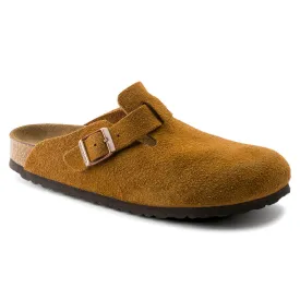 Boston Buckle Soft Footbed Mule in Mink