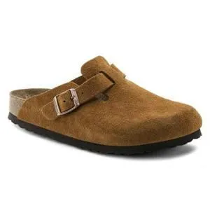 Boston Soft Footbed Suede Leather Mink