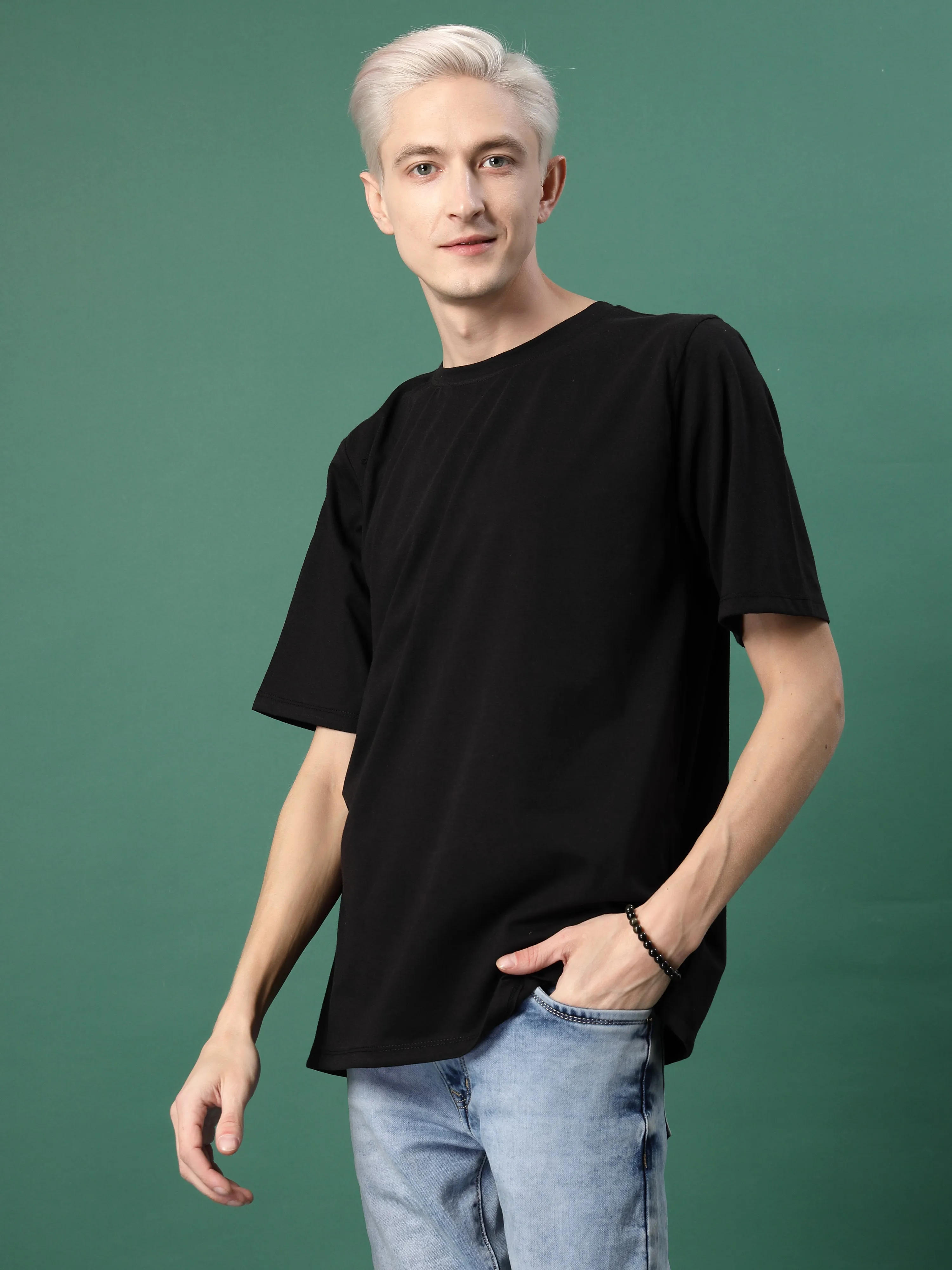 Casual Comfort Men's Oversized Cotton T-shirt