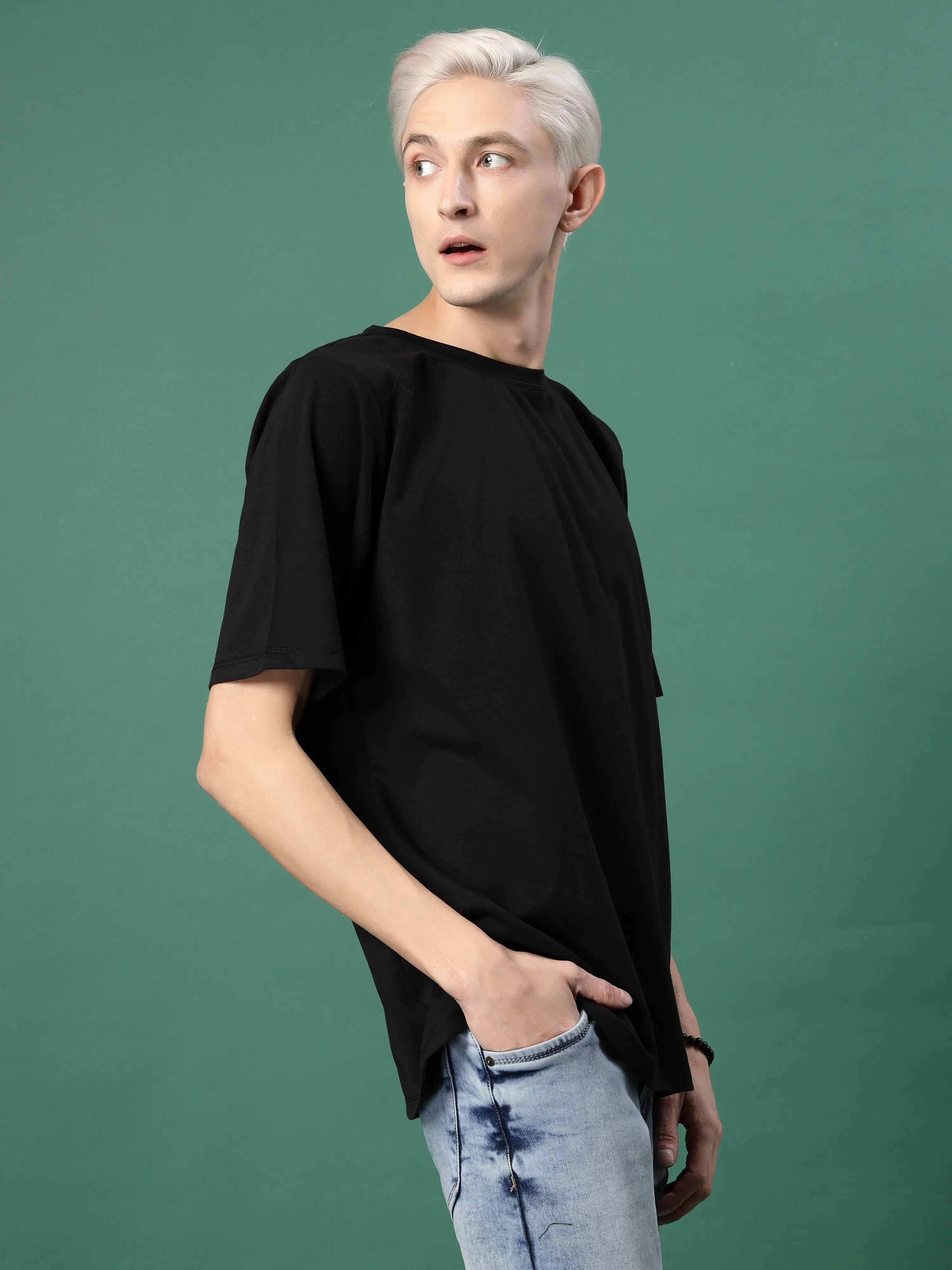 Casual Comfort Men's Oversized Cotton T-shirt