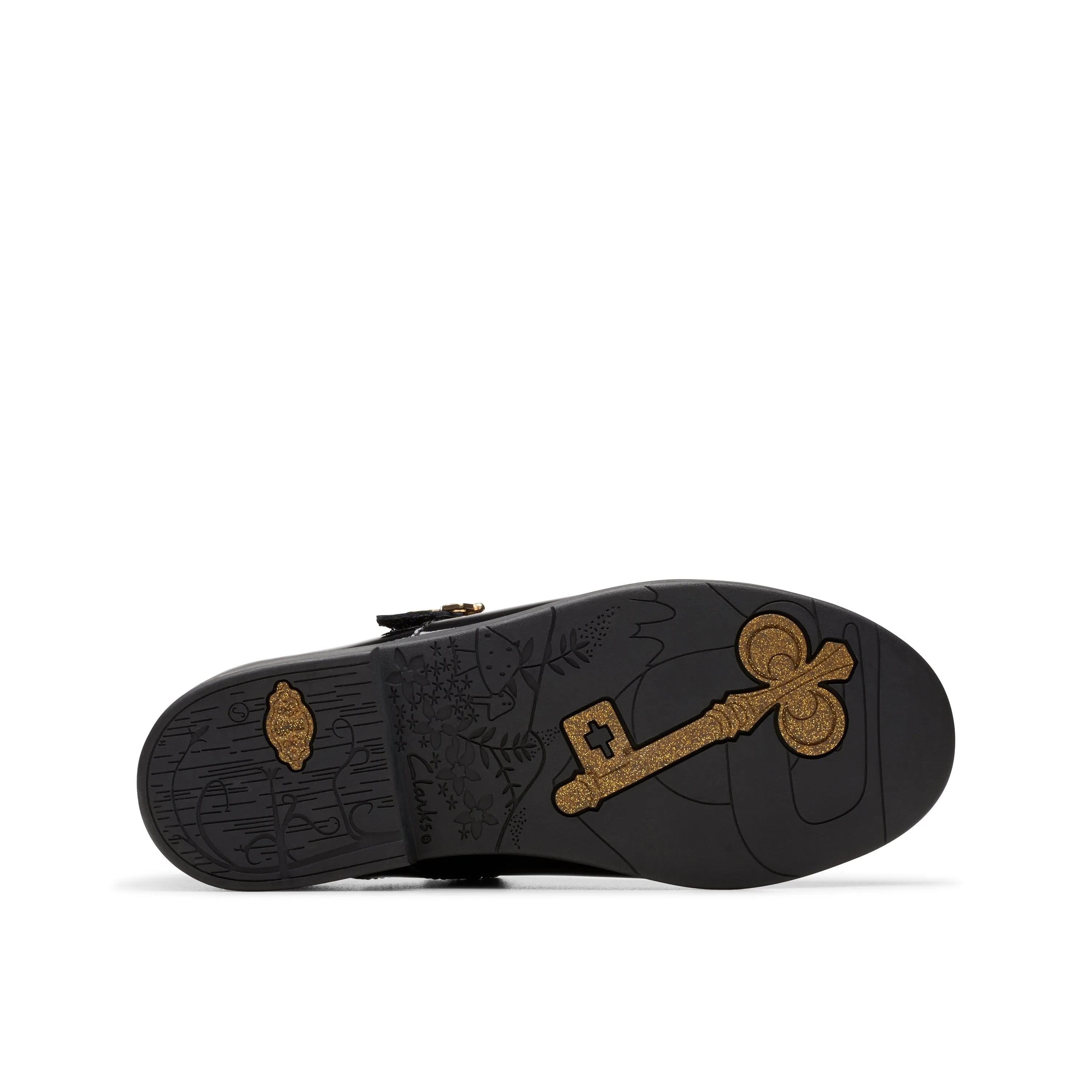 Clarks - Lock Magic K - Black Patent