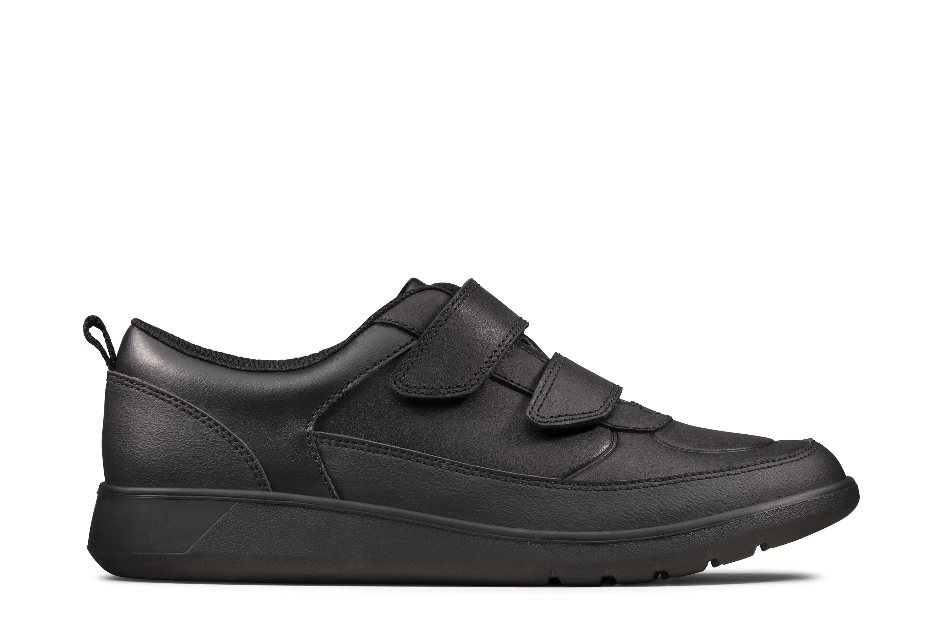 Clarks Scape Flare Black Leather - Standard Width