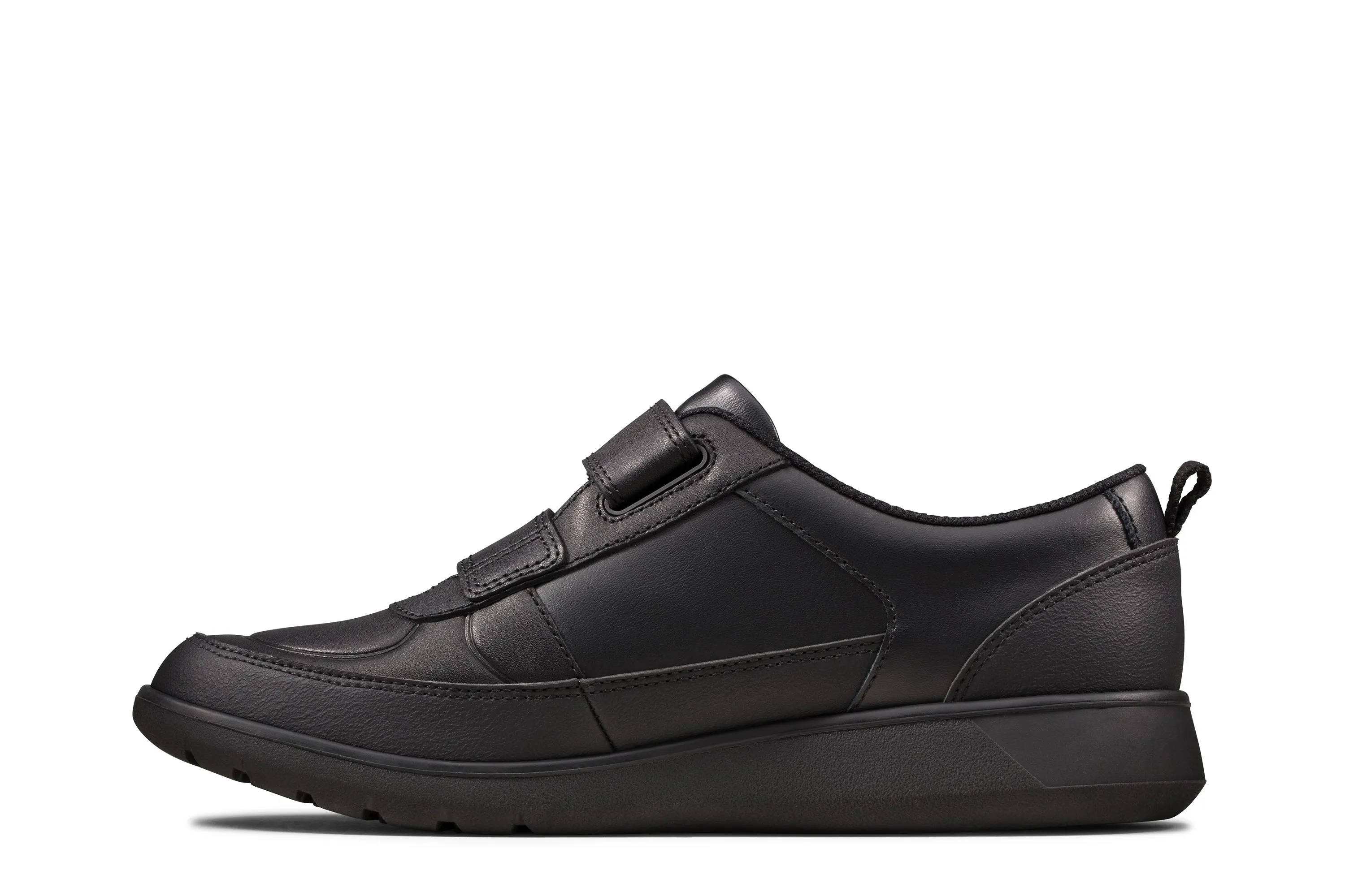 Clarks Scape Flare Black Leather - Standard Width