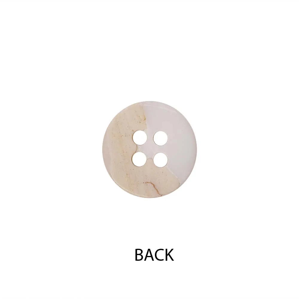 Classic Natural Off White Shirt Buttons