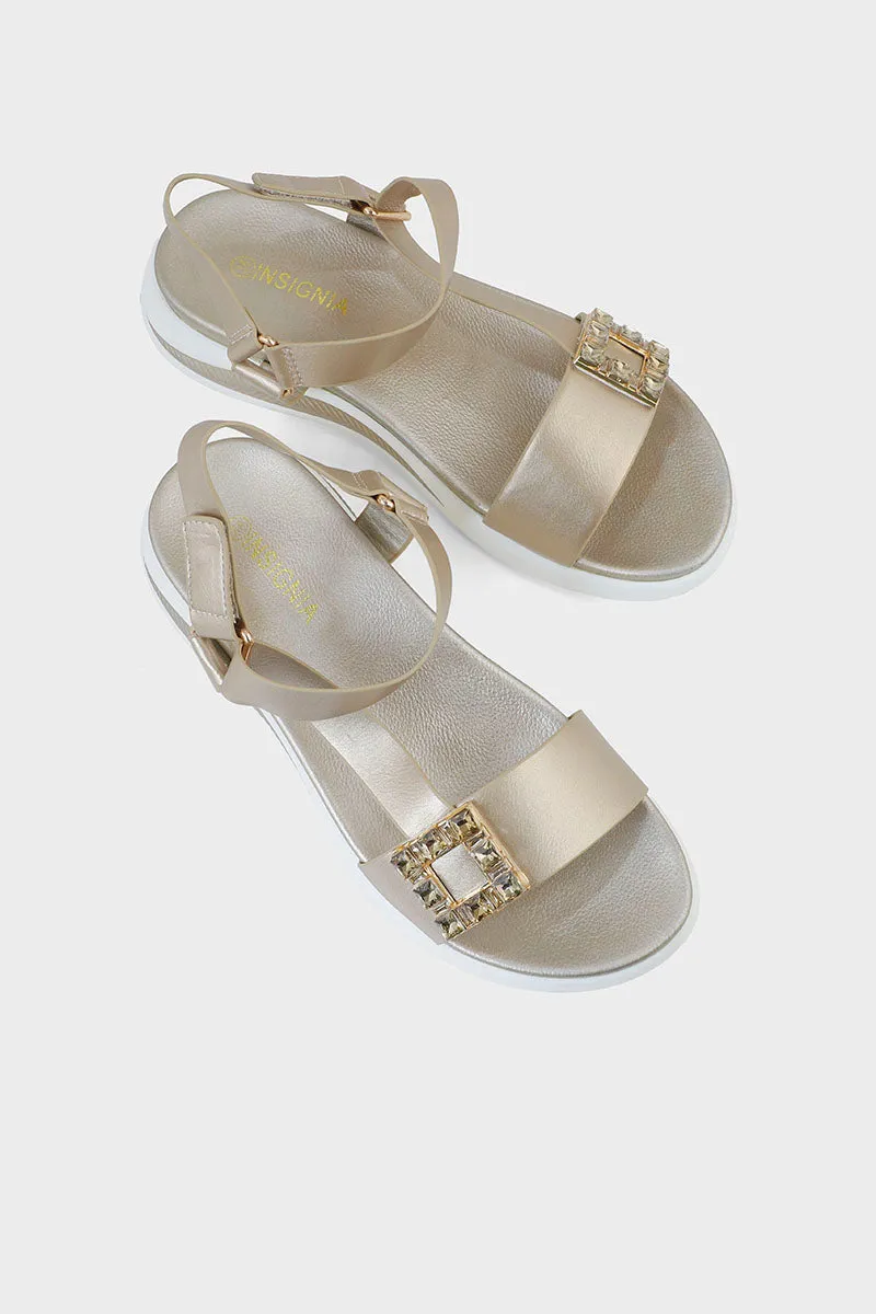 Sure! Here’s an optimized title for the product:

**Stylish Golden Comfort Sandals for Ultimate All-Day Support - Model I32984**

This title enhances the appeal by adding descriptors that highlight style and comfort while maintaining the necessary product information.