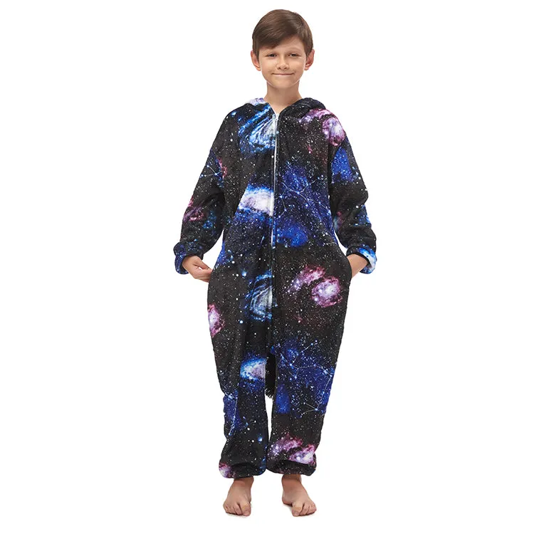 Dark Galaxy Unicorn Kids Onesie