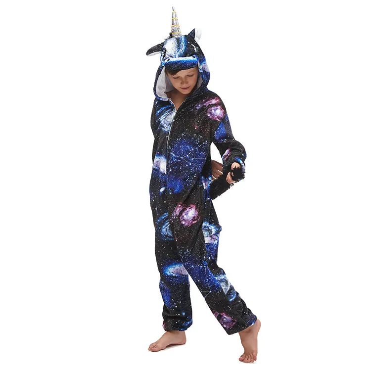 Dark Galaxy Unicorn Kids Onesie