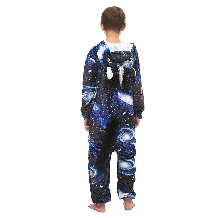 Dark Galaxy Unicorn Kids Onesie