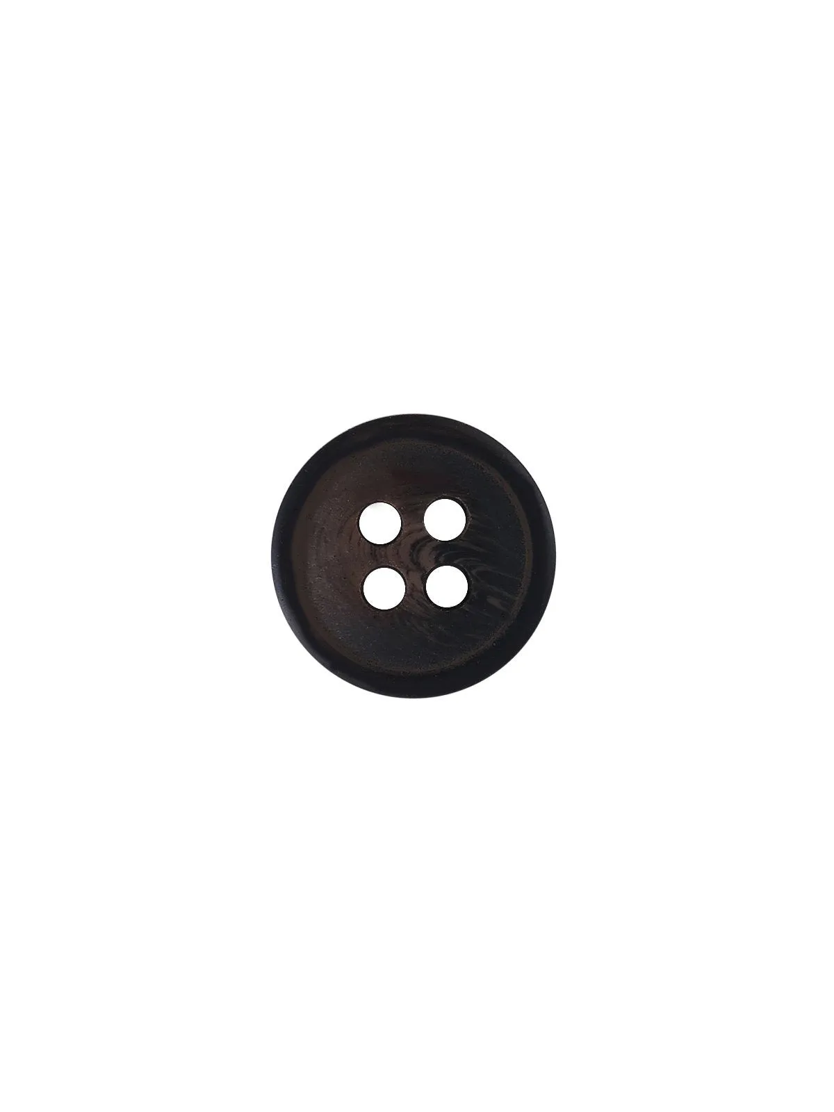 Excellent Dark Brown Color Round Shape Shirt Button