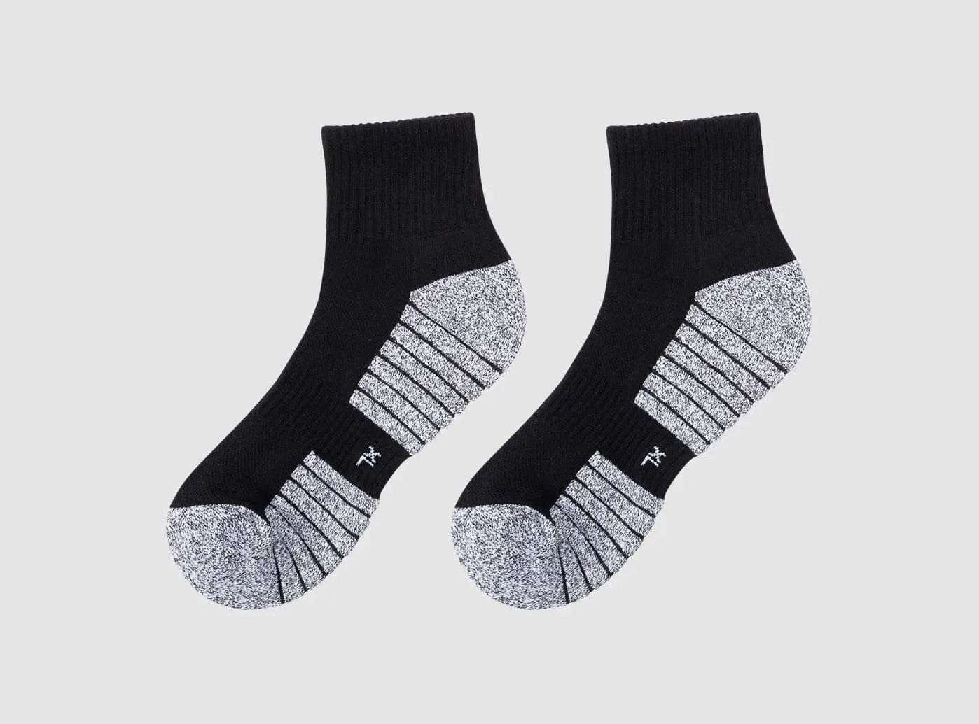 FitVille SportStep Athletic Ankle Socks 3-Pair Bundle (Unisex)