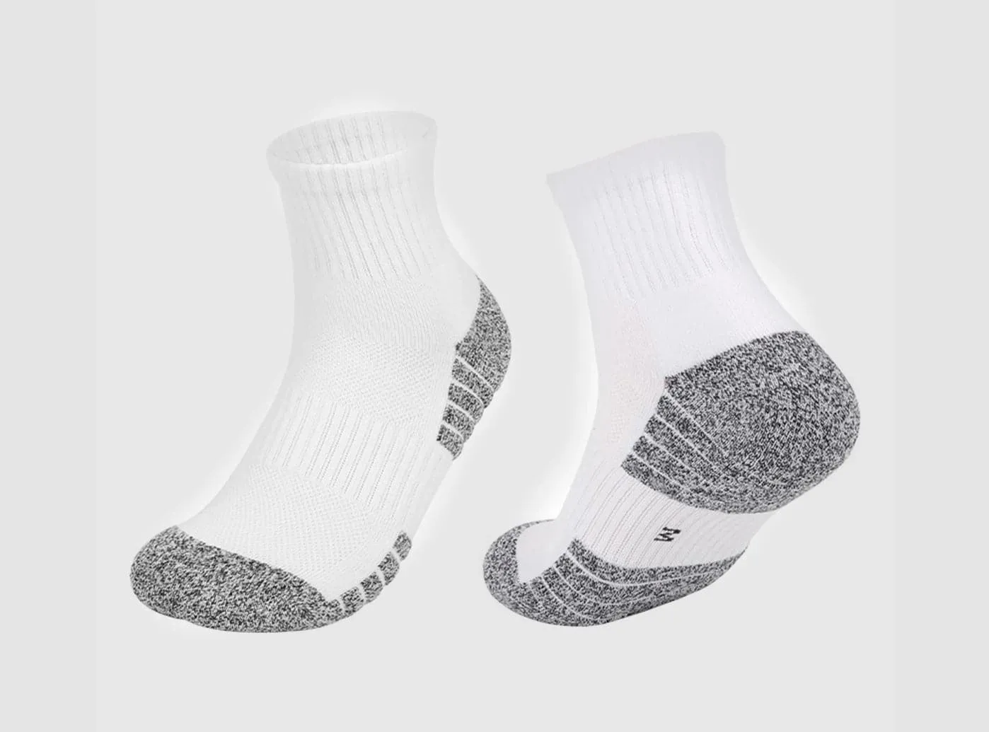 FitVille SportStep Athletic Ankle Socks 3-Pair Bundle (Unisex)