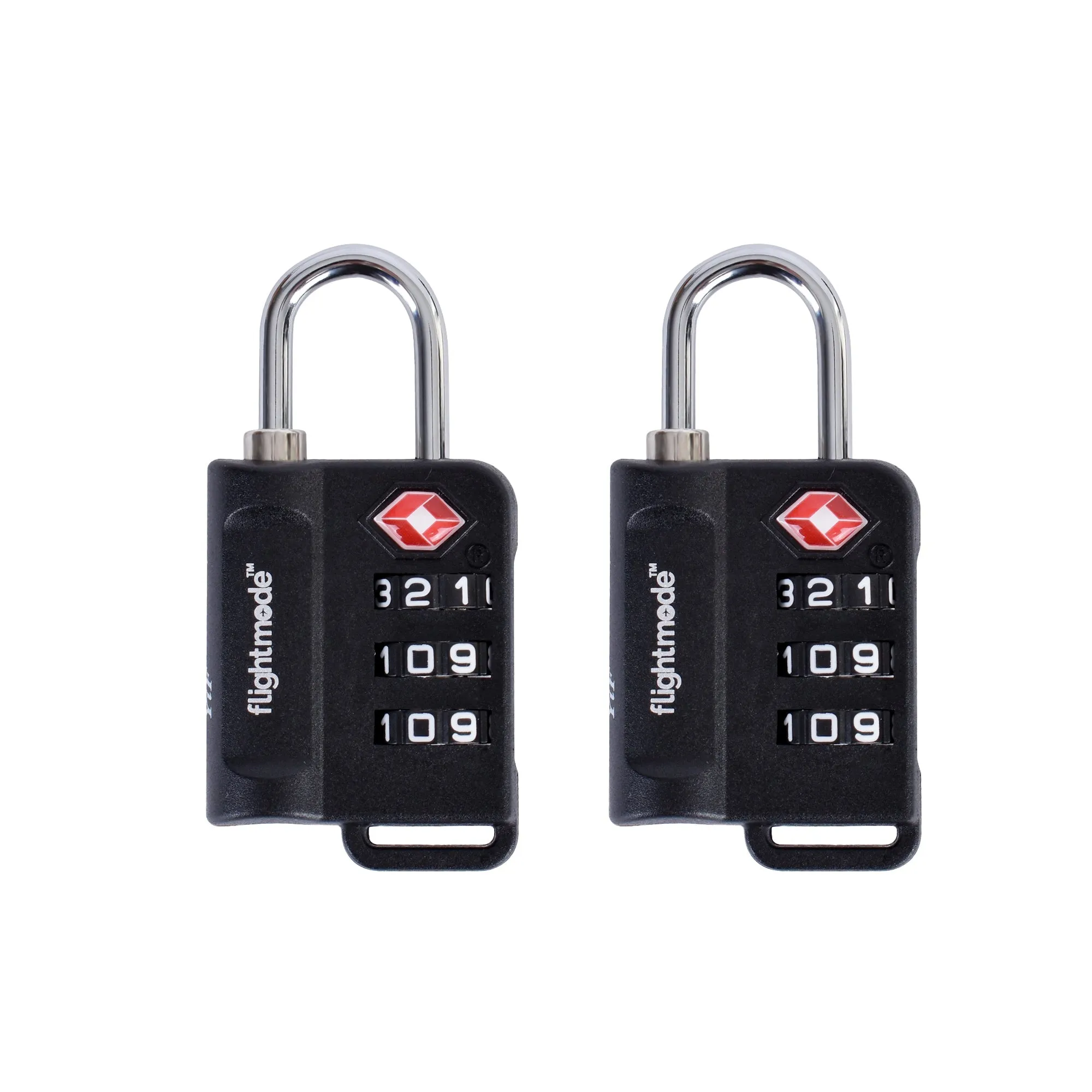 Flightmode TSA 3 Dial Indicator Padlock x2