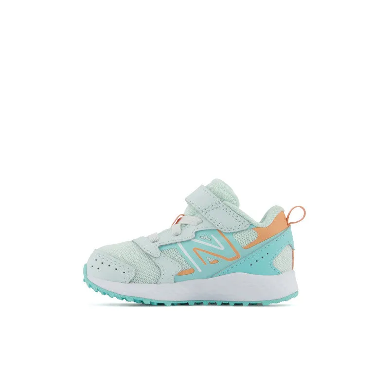 Fresh Foam 650 Bungee Lace with Top Strap - Light Surf with Peach Glaze and Surf - Kids