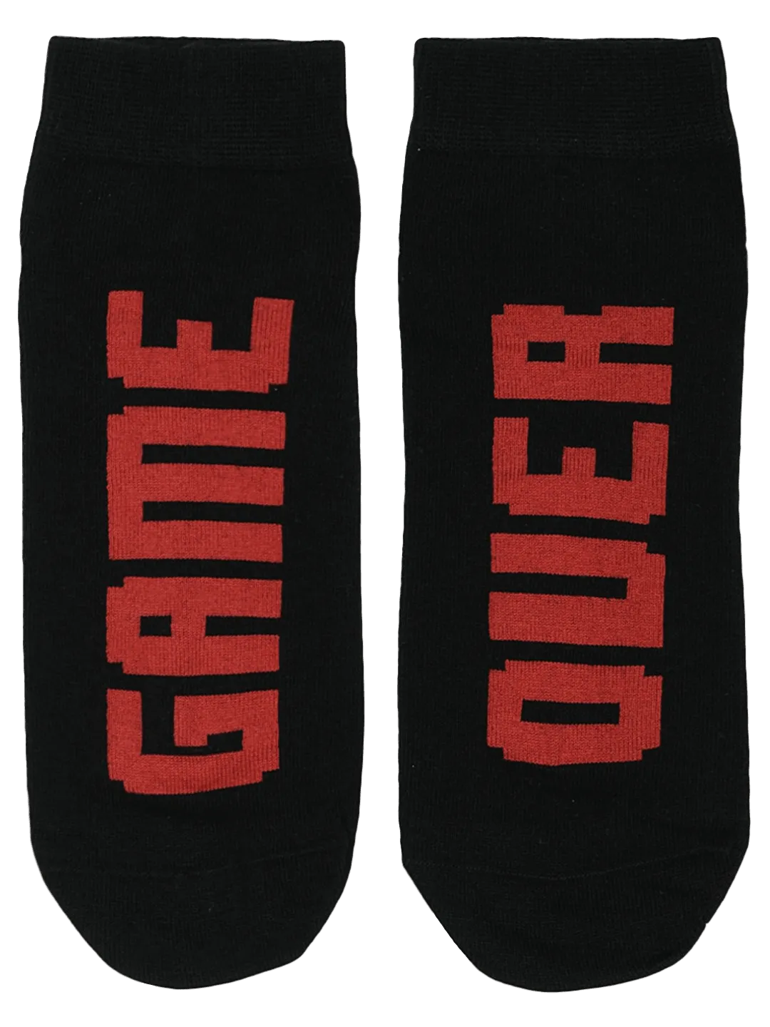 Game Over | Black Ankle Unisex Socks | 1 Pair