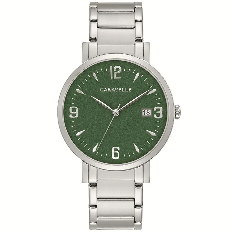 GENTS DRESS WATCH WITH DEEP GREEN DIAL