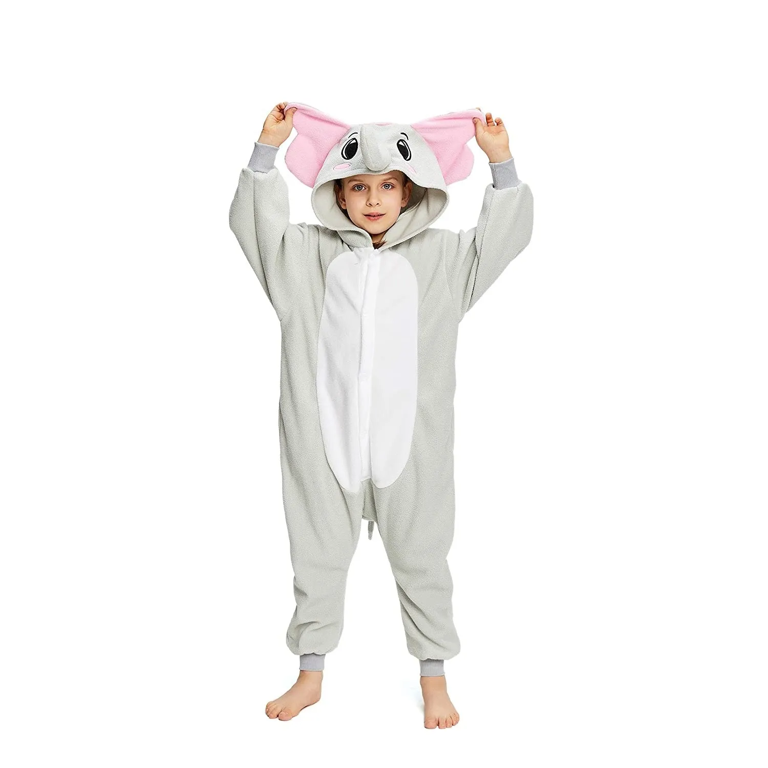 Grey Elephant Kids Onesie