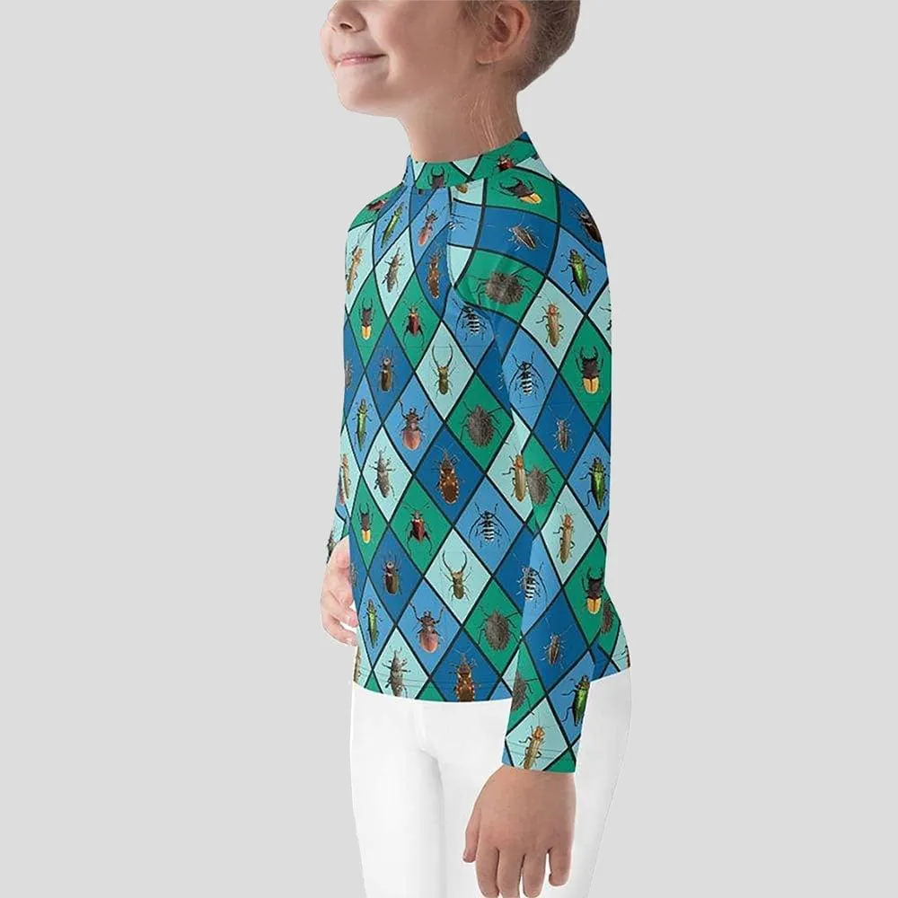 Insect Argyle Kids Rash Guard (POD)