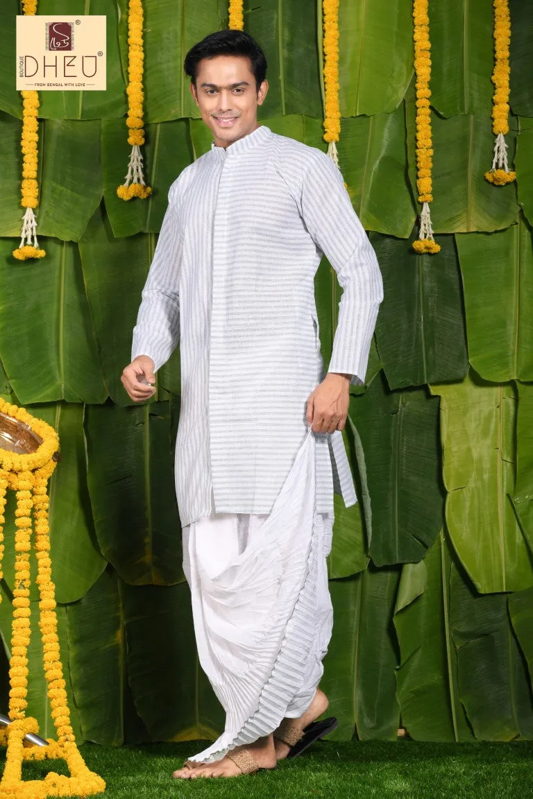 Janajajok- Dheu Designer Dhoti(Optional)Kurta Set