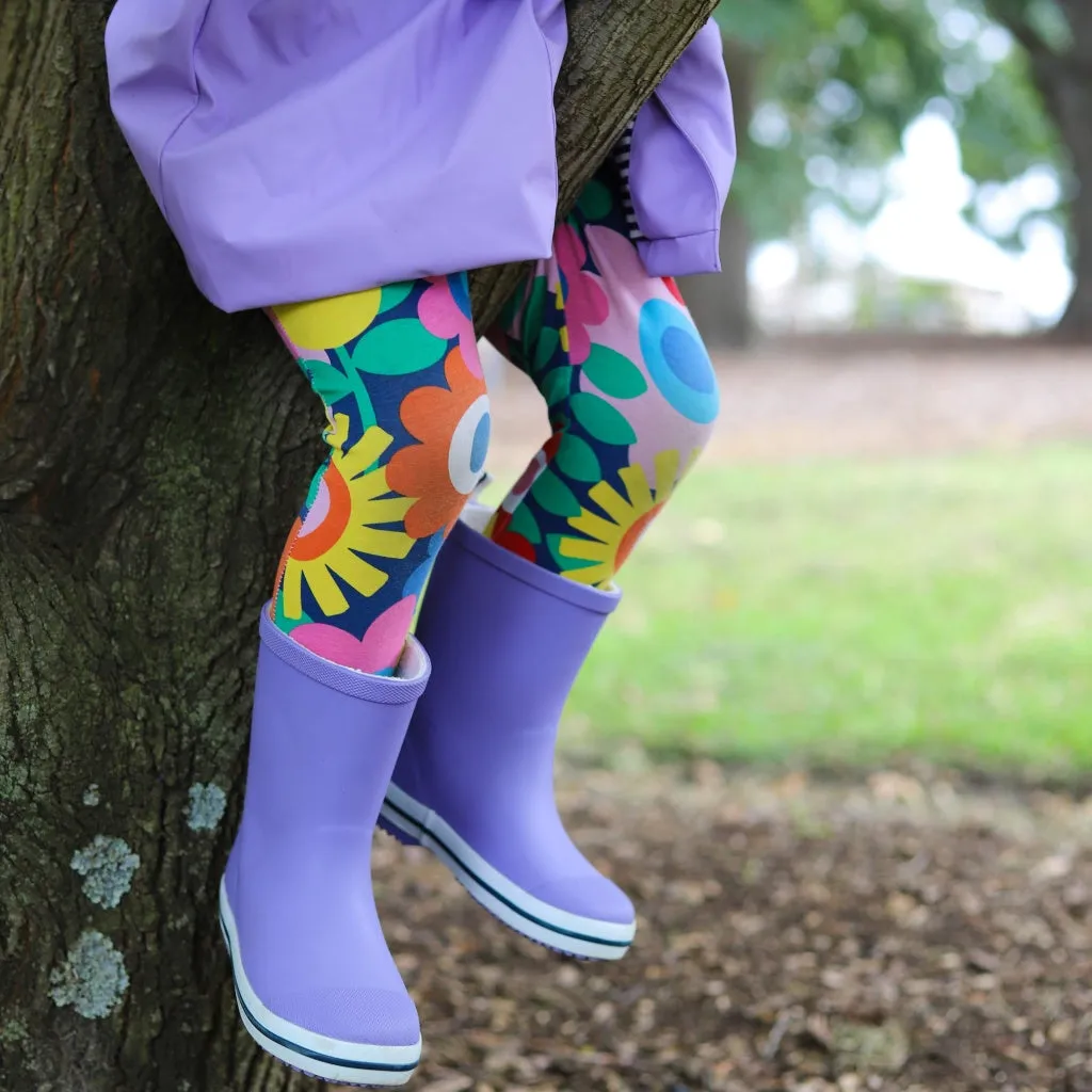 Kids' Rubber Gumboot - Purple