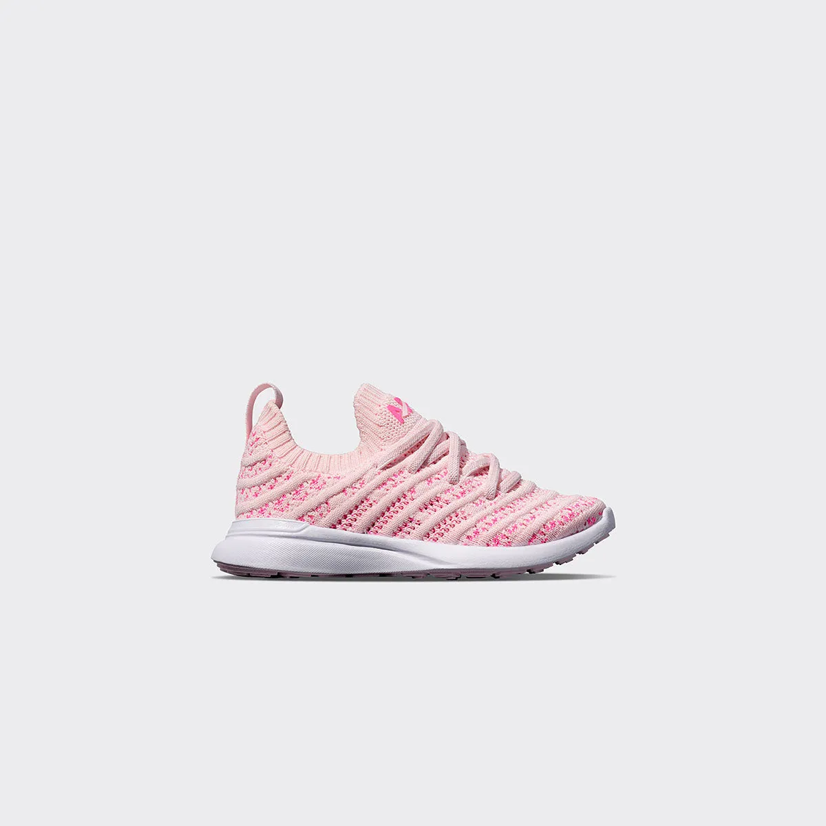 Kid's TechLoom Wave Bleached Pink / Fusion Pink / White